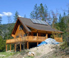 Picture of a house with solar panels on the roof